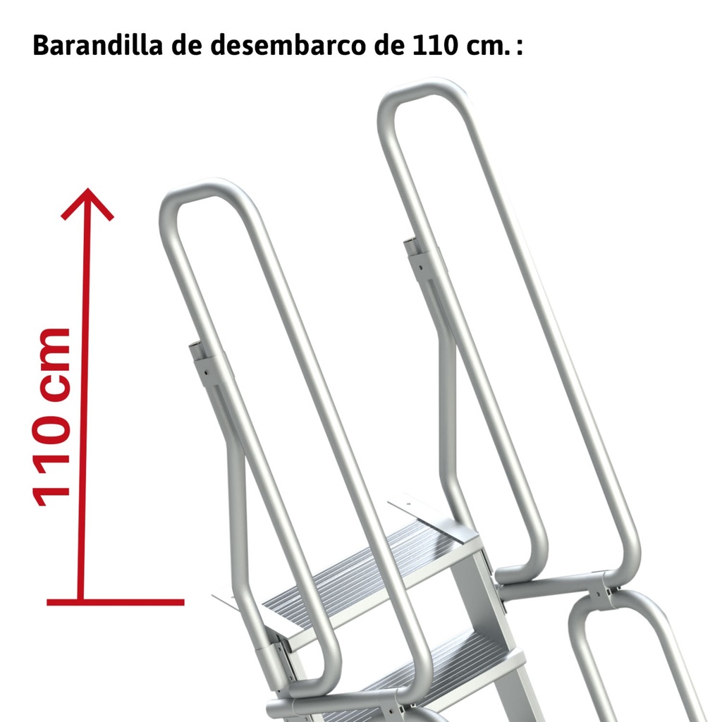 SG 60 ESCALERA FIJA PARA ENTREPLANTAS Y ALTILLOS (60°INCLINACION)