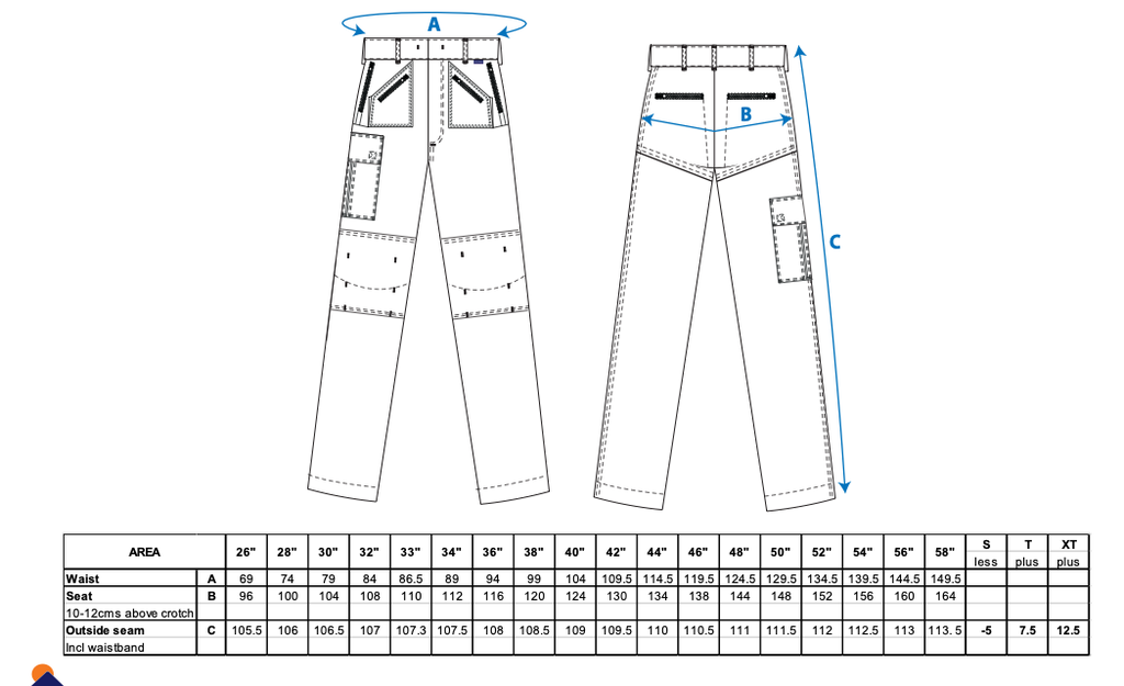 S887 - Pantalón Action TALLA 52