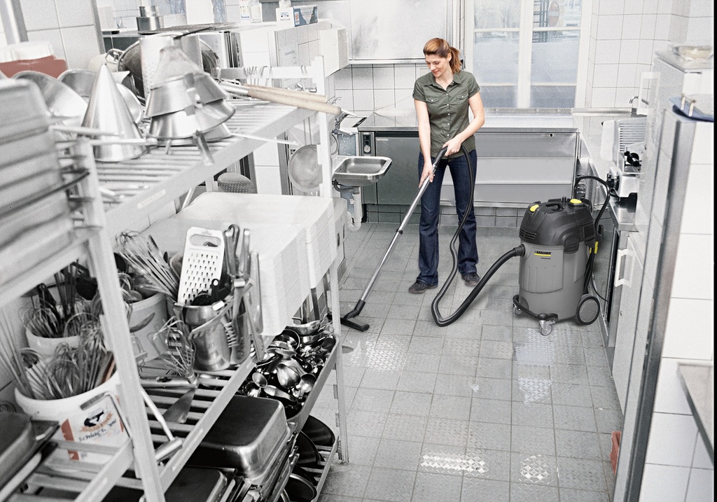Aspiradora  Karcher En Seco Y Húmedo - Filtro Plano Eco - Nt 75/2 Ap Me Tc 1.667-292.0