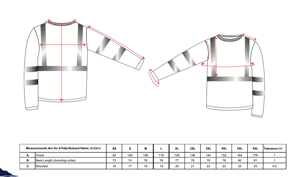 FR96 - Camiseta Modaflame de manga larga, resistente a la llama y antiestática