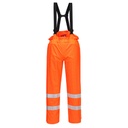S780 - Pantalón de alta visibilidad sin forro, resistente a la llama y antiestático Bizflame Rain