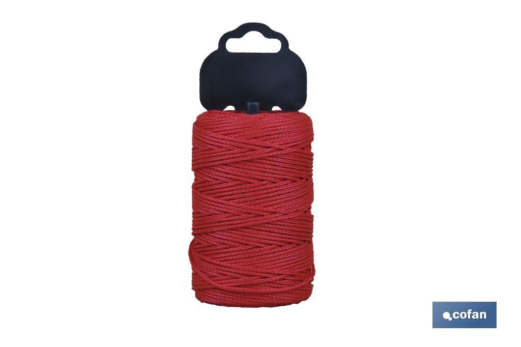Imagen Adicional de Trenza de Polipropileno / 8842 1,5mm ø Rojo (Blíster)