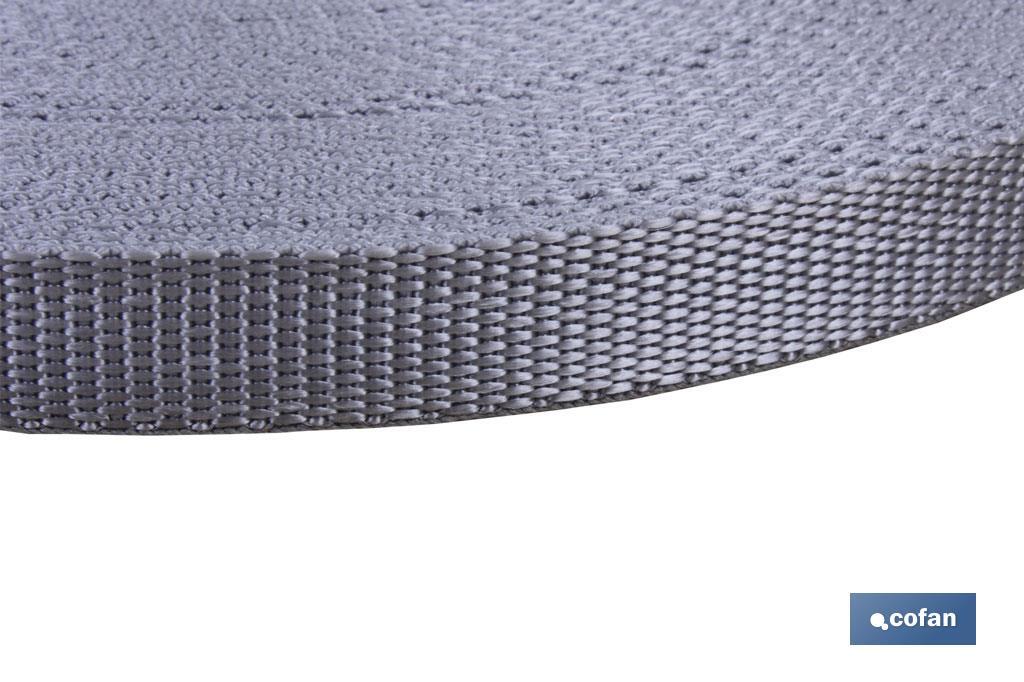 Imagen Adicional de Rollo cinta persiana 17mm x 50m gris