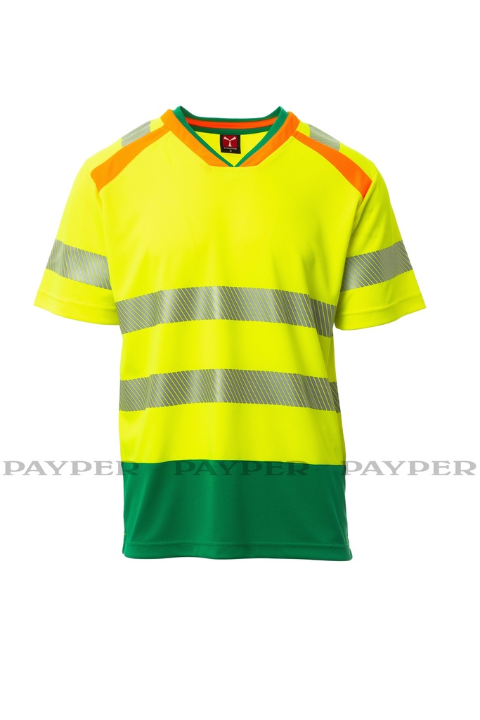 ALLEY- Camiseta bicolor de alta visibilidad