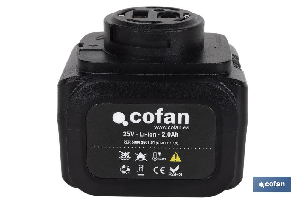 Imagen Adicional de Batería Recargable para Tijeras de Podar