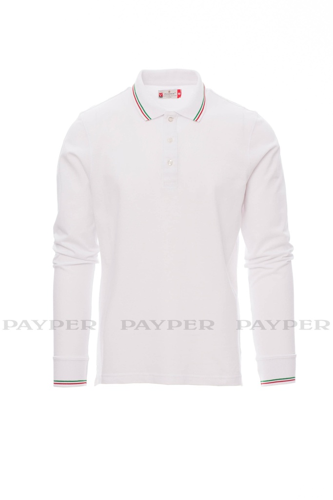 AVIAZIONE -Camiseta polo unisex de manga larga