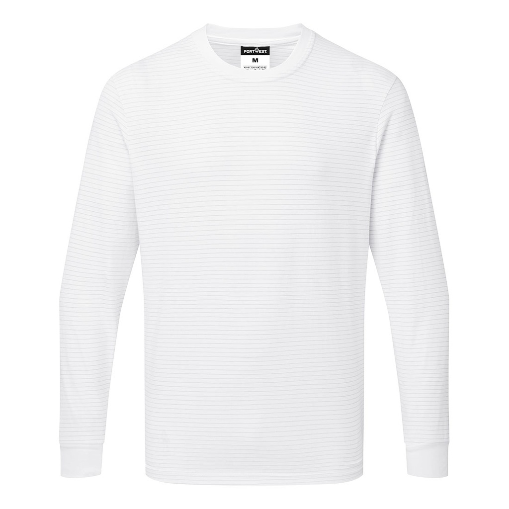 AS22 - Camiseta de manga larga antiestática ESD