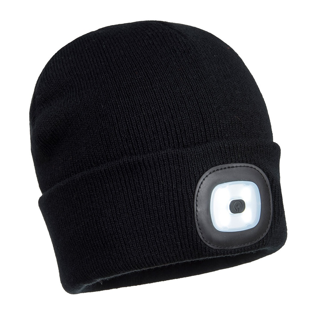 B029 - Gorro Beanie con LED recargable por USB