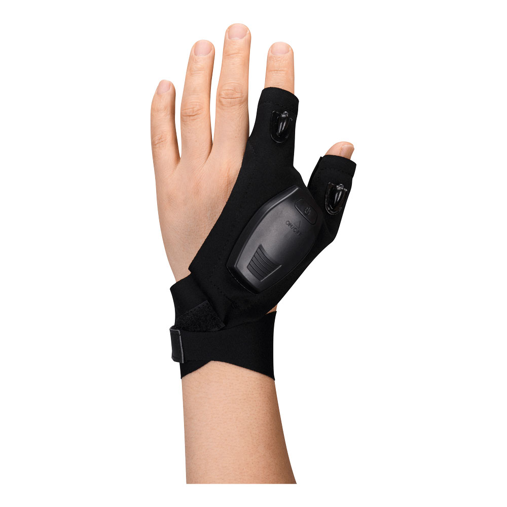 PA14 - Guantes de luz LED recargables (1 par)