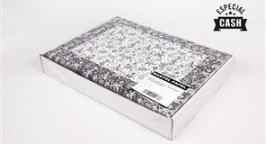 Mantel papel 30x40 Blanco 45gr  Cachemir 500 uds PD304045ECHNE