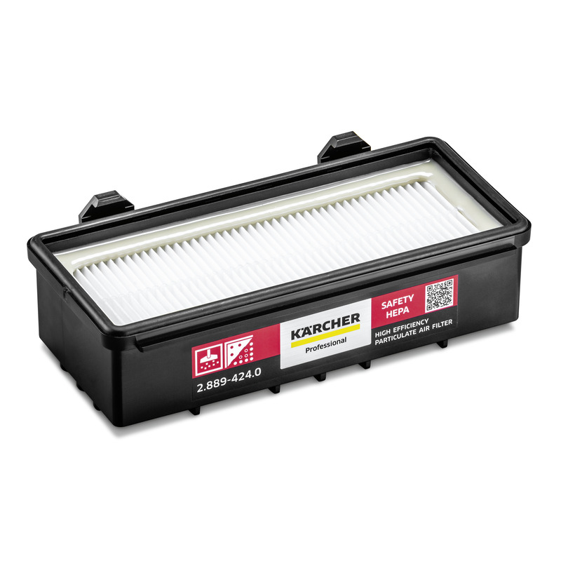 Filtro HEPA 14 para T 10/1, T 15/1, T 10/1 Bp y T 15/1 Bp Ref. 2.889-424.0