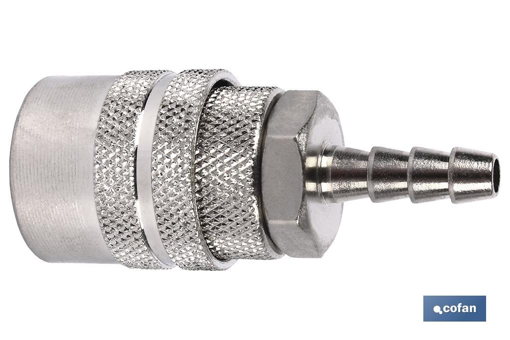 Enchufe rápido espiga tubo Ø13mm