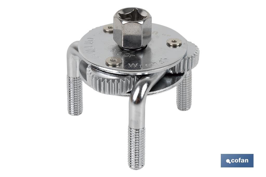 Llave de filtros autorregulable