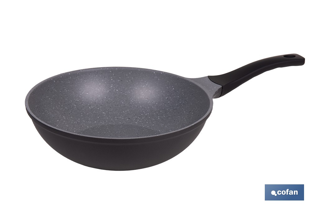 Sartén wok de inducción Ø30 cm gama Anzio