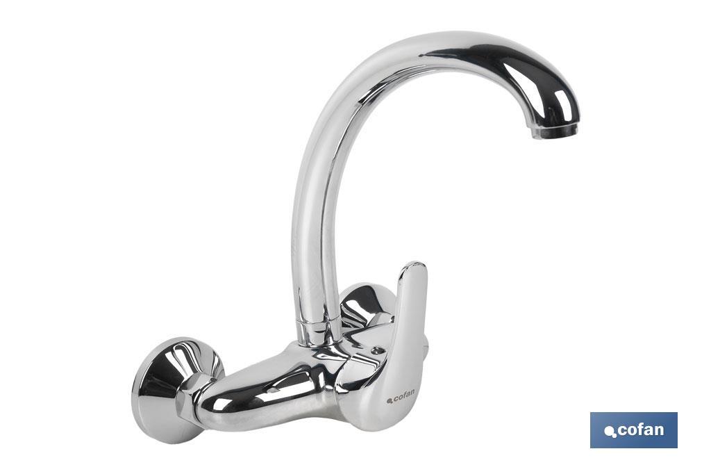 Grifo de Caño Alto para Cocina y Lavadero Monomando