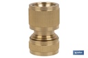 Conector para mangueras de riego
