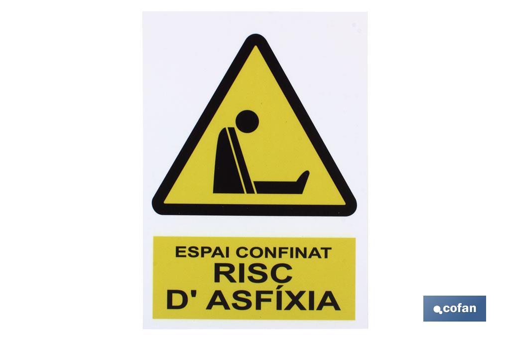 Espai confinat risc d'axfixia
