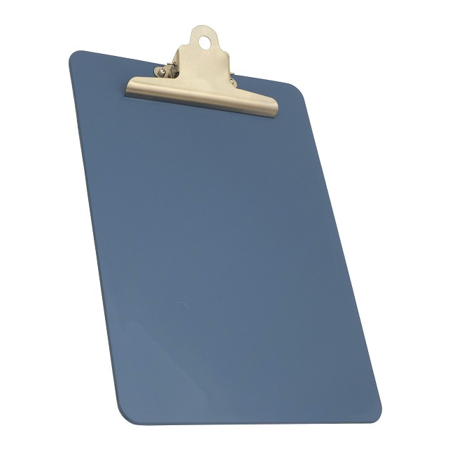 PORTAFOLIOS CON PINZA INOX