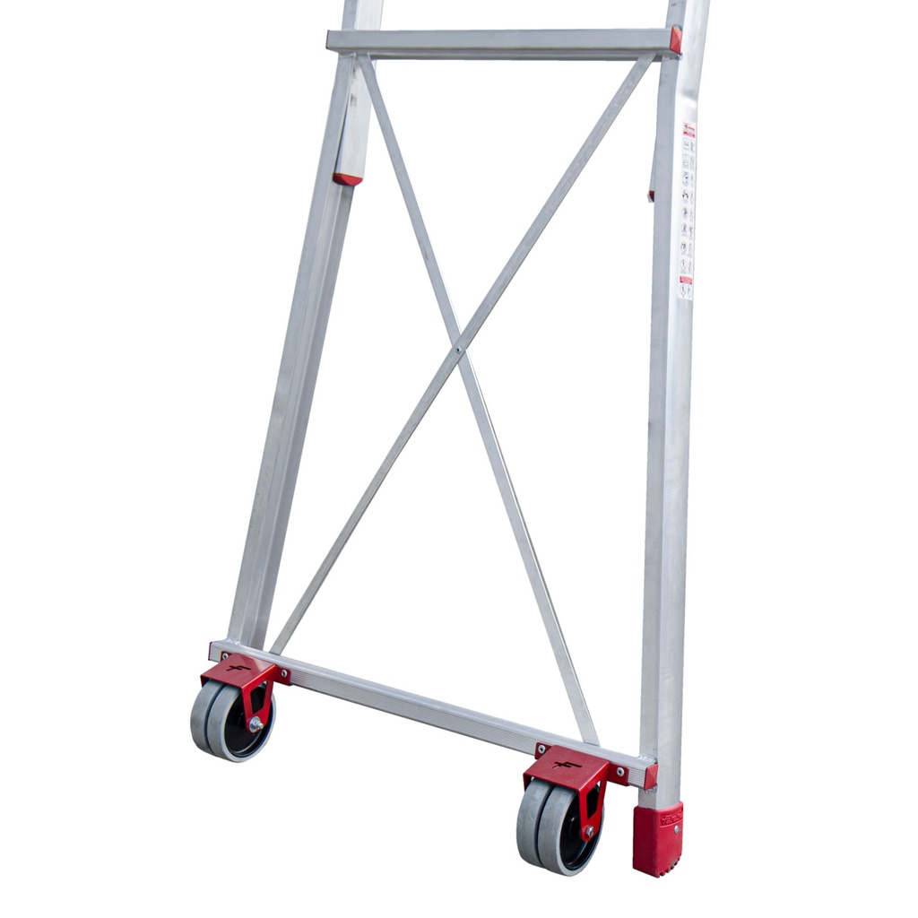 PLS3-EXT-R | Tramo exterior para PLS3 con ruedas dobles y fijación resistente. 