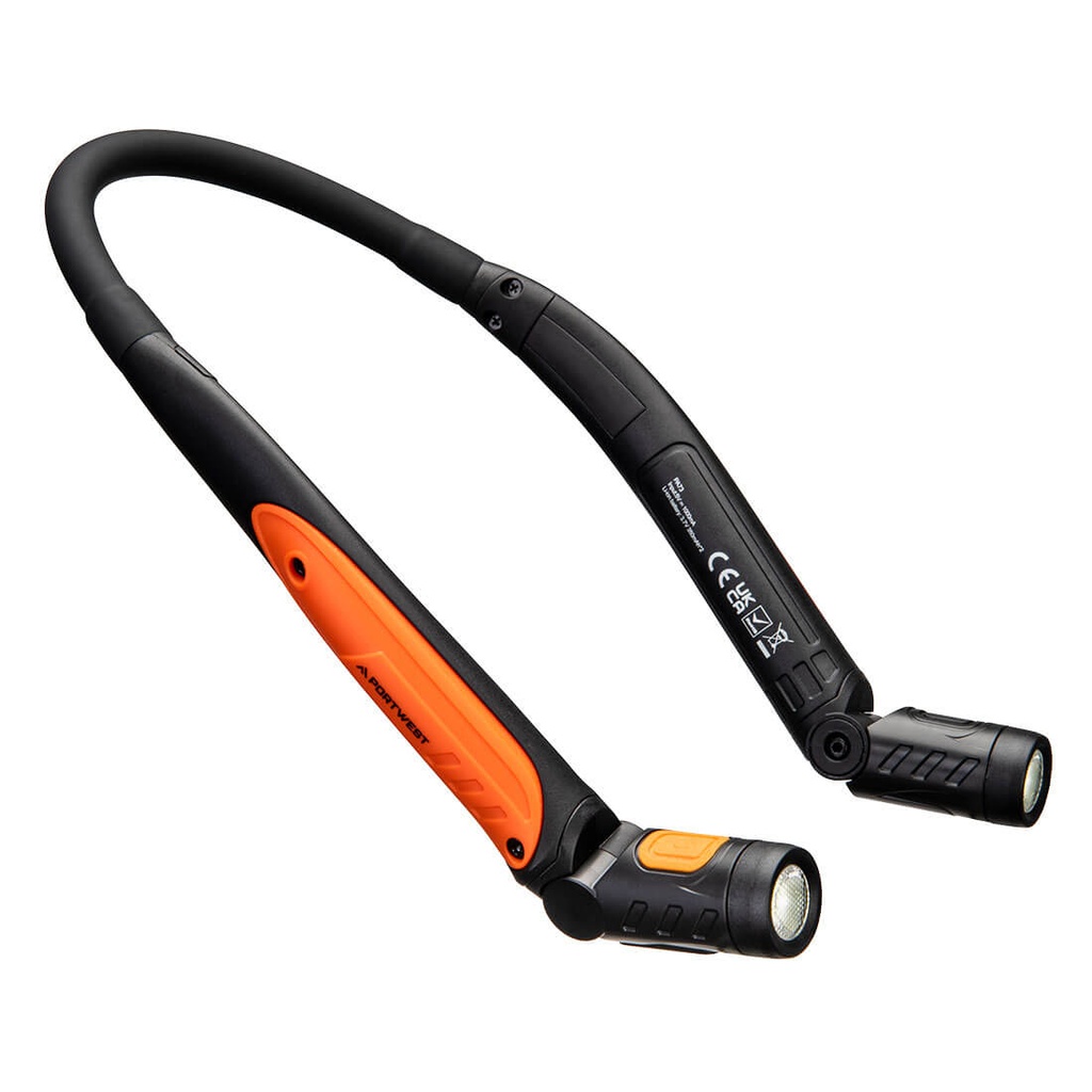 PA73 - Linterna LED de cuello, recargable por USB