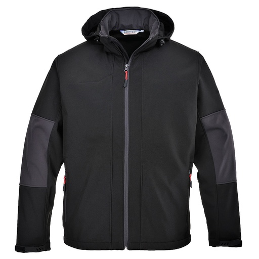 TK53 - Softshell con capucha (3 capas) TALLA L AZUL MARINO