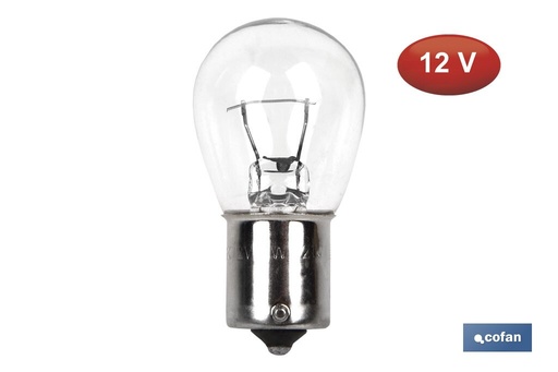 Lámpara P21W (BAU15s) 12 V (Descentrada)