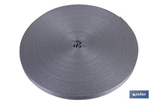 [08101093] Rollo cinta persiana 14mm x 50m gris