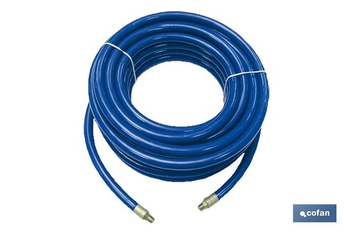 Manguera de compresor Ø8 x 12mm (Rosca macho BSP 1/4) longitud 15 Metros