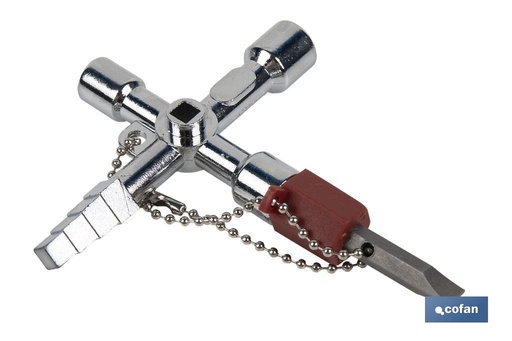 [09512252] Llave de cabina multifuncional