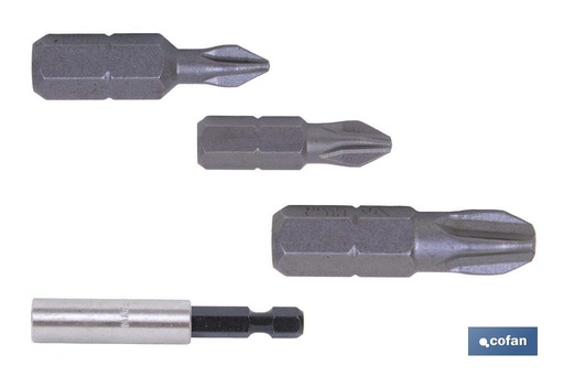 [09594001] Kit de puntas de atornillar y adaptador