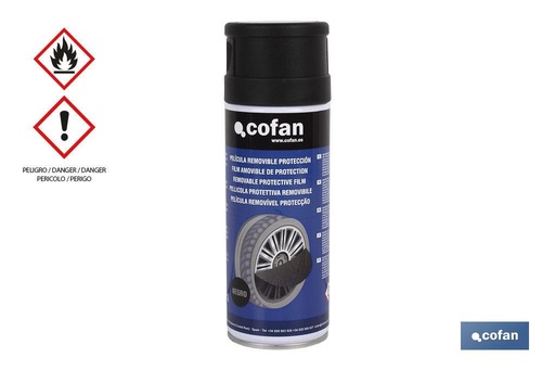 [15000067] Pintura negra mate especial protectora 400 ml