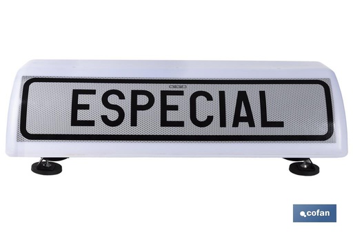 [199019] Cartel avisador acompañamiento vehículo Especial V21