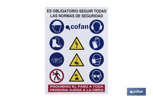 [21201002] Cartel de obra en glasspack 0,7 mm