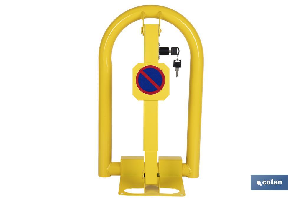 Bloqueo para parking con cerradura integrada