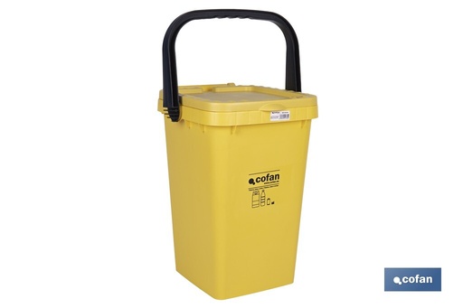[41003192] Contenedor de reciclaje amarillo