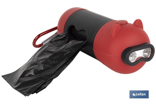[41003219] Dispensador de Bolsas con Linterna Led