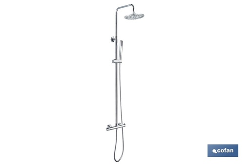 [42001156] Columna de Ducha con Grifo Monomando Cromado