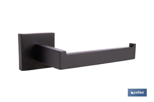 [43000063] Portarrollos negro mate