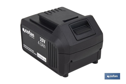 [50003243] Batería de litio Li-ion de 20 V y 4.0 Ah