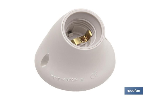 [51001073] Portalámparas Termoplástico E-27 de superficie