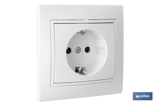 [51001206] Base enchufe bipolar de empotrar