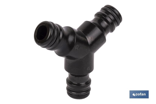 [90014012] Conector triple en forma 'Y' para mangueras de jardín