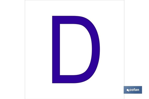 [ACDGL6262] D Letra en glasspack