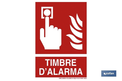 [CAT-SO22LU297210] Timbre D'Alarma