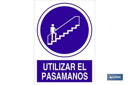 Utilizar el pasamanos