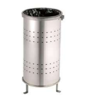 [Mod. 540/L] Mod. 540/L Papelera circular en acero inox.
