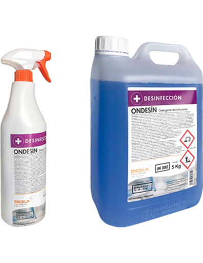 [770106] ONDESIN Detergente espuma desinfectante bactericida fungicida viricida 1L