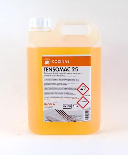 [100506005]  DETERGENTE MAQUINA LAVAVAILLAS TENSOMAC 25 6KGS