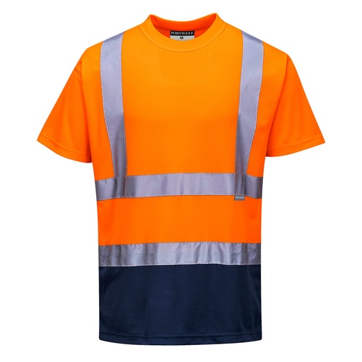 S378 Camiseta de alta visibilidad, de manga corta, Contrast