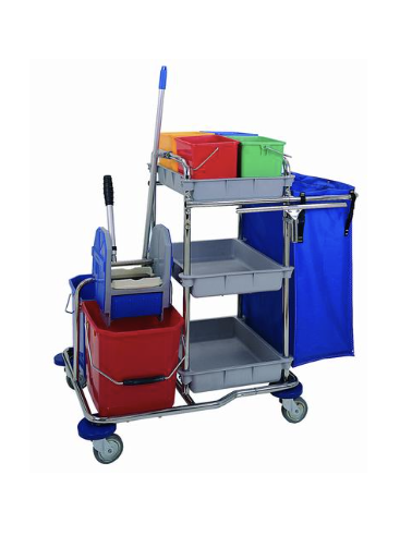 [MOD560] MOD 560  CARRO LIMPIEZA CUBOS 2X25L